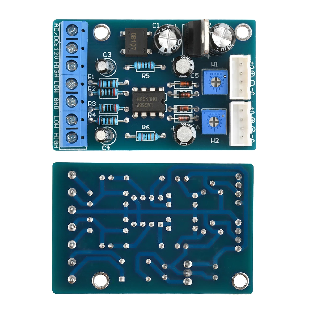 AC/DC12-15V vu medidor placa de driver amplificador tubo eletrônico máquina vesícula biliar db medidor nível módulo driver ta7318p