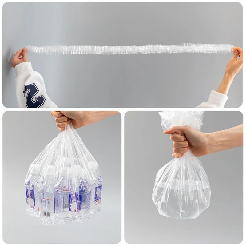 

Disposable Food Covered With Plastic Bags Food-Grade Fruit And Vegetable Storage Bag Elastic Plastic Bag-B51B