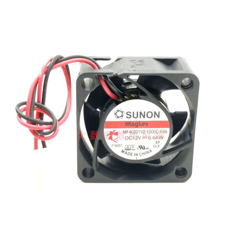 RD Alarm Computer Sever Cooling Fans 40mm 4cm Fan MF40201V2-1000C-F99 DC 12V 0.64W 40x40x20MM 3Lines Mute Silent Quiet