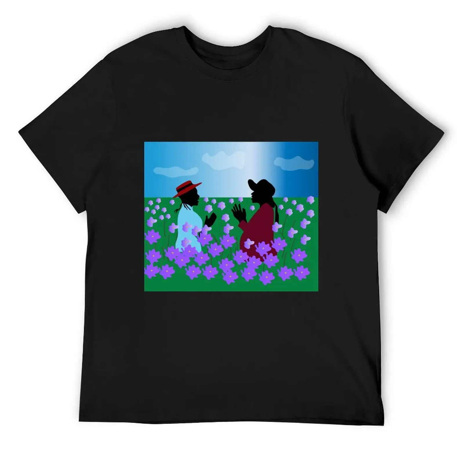 The Color Purple Nettie & Celie T-Shirt oversized plain blacks black t-shirts for men