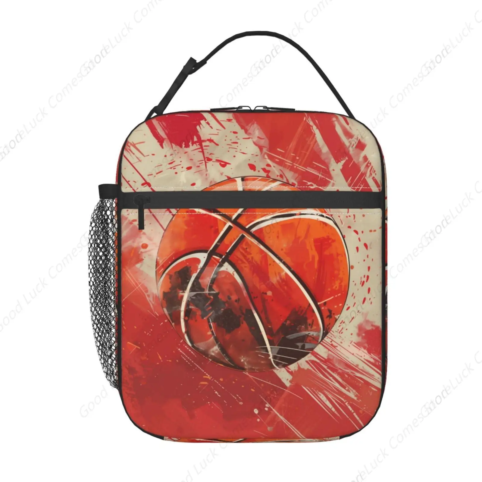 صندوق غداء معزول للأولاد والبنات وحقيبة غداء لكرة السلة للأطفال للعمل أو النزهة والمدرسة والسفر والمشي لمسافات طويلة أو الشاطئ أو صيد الأسماك من البوليستر #1