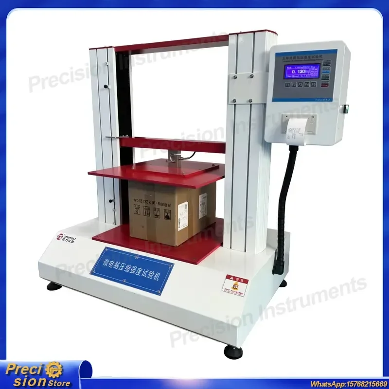 Digital Tube Compression Tester for Ribbons Paper Cores Synthetic Materials Strength Testing Equipment Universal Material
