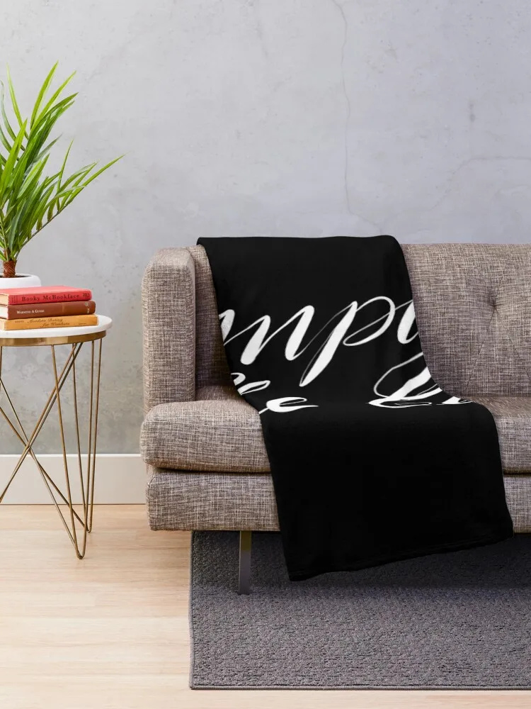 Simply the best calligraphy text saying Throw Blanket throw blanket for sofa Loose Blanket