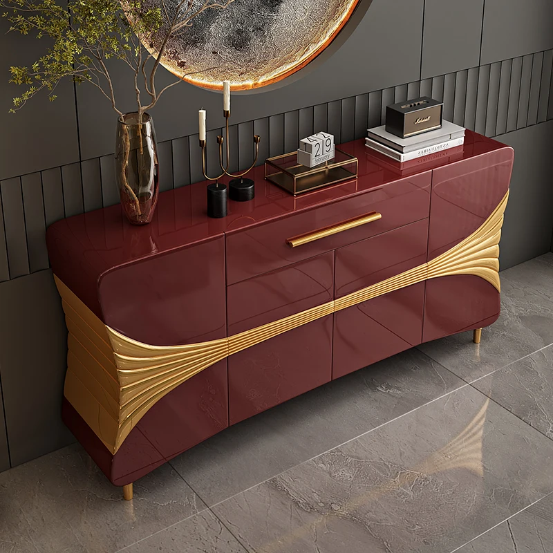 

Итальянский шкаф на крыльце, светлый роскошный обеденный боковой шкаф, средневековый фойе, многослойная доска из цельного дерева, домашняя вилла для обуви