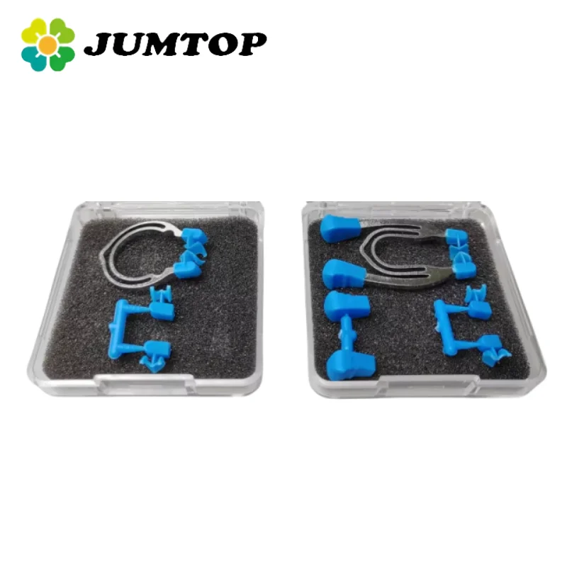 

JUMTOP Dental Matrix Sectional Contoured Matrices Clamps Wedges Metal Spring Clip Rings Dentist Tools