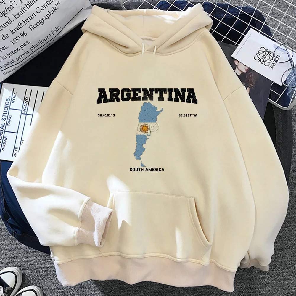 

Argentina hoodie designer youthful athleisure comfortable funny comic teen pullover patterned patterned funny manga