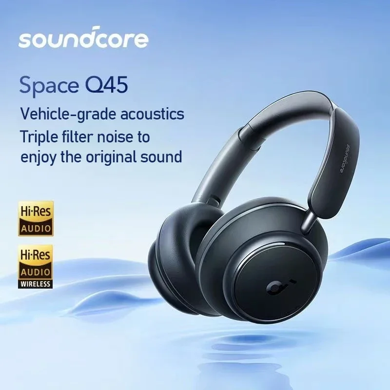 Anker Soundcore Space Q45 سماعة لاسلكية تعمل بالبلوتوث سماعات ثلاثية ديناميكية نشطة إلغاء الضوضاء LDAC HiRes A3040 #2