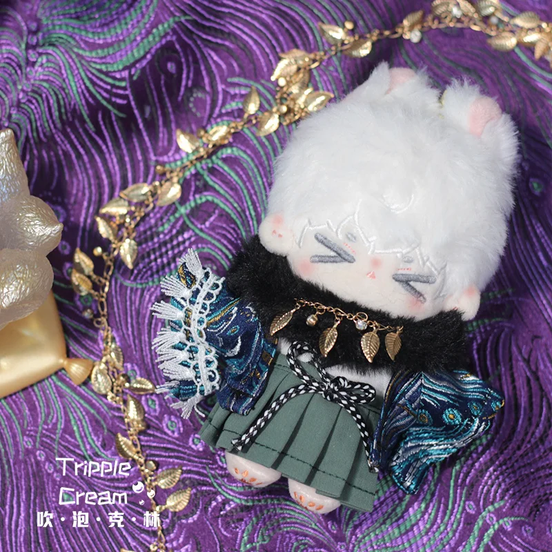 Vêtements de poupée en coton de 10cm, tissage de plumes de Banquet et de vent, costume Kimono japonais élégant, habillage sans attributs