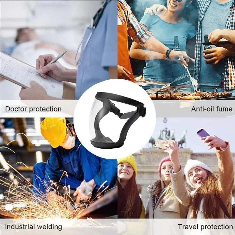 ฝาครอบป้องกัน, หน้ากากป้องกันฝุ่นสำหรับการเจียร, การตัด, งานไม้-การป้องกันที่ชัดเจนเพื่อความปลอดภัยในบ้านและสวน