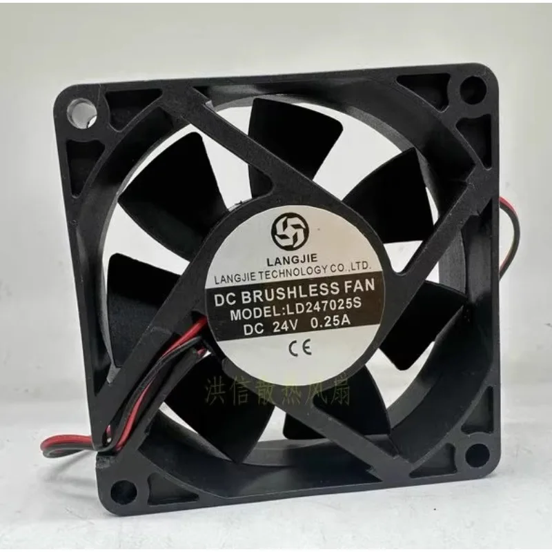 

Новый охлаждающий вентилятор для LD247025S DC24V 0,25A 7025, охлаждающий вентилятор 70x70x25 мм