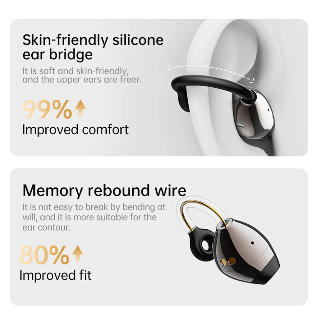 JM47 Auricular Bluetooth 6.0 Auriculares inalámbricos deportivos con cancelación de ruido Auriculares de colores de dopamina