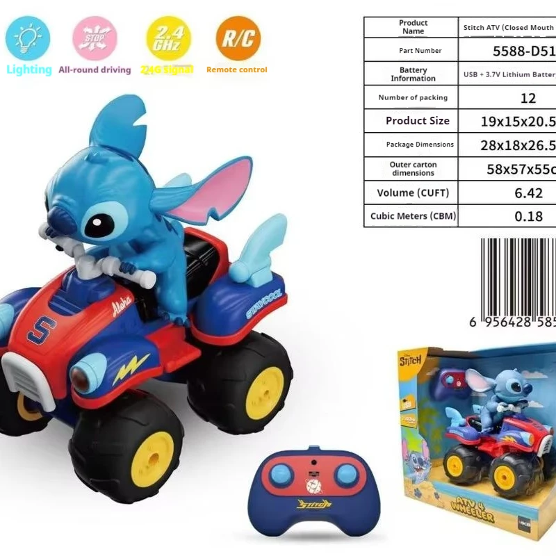2025 Nieuwe verkopende authentieke Disney auto speelgoed Buzz Zootopia 2,4 ghz afstandsbediening strand botsauto kindercadeau speelgoed.