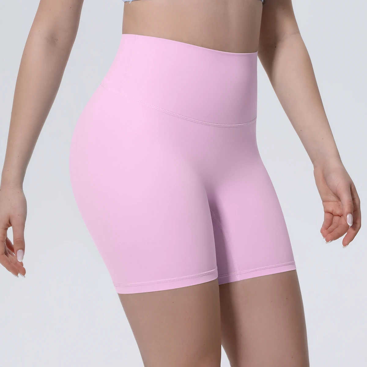 20 Colors High Stretch Quick-Dry Seamless Yoga Shorts Gym Sports Peach Buttocks High Waist Running Fitness Shorts Workout Shorts - Image 2