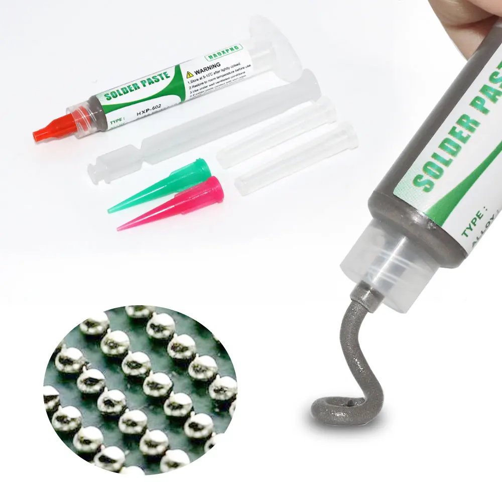 Lead-free Solder Paste Low Temperature Flux For Soldering Led Sn42bi58 Smd Repair Tin Paste No-Clean No Rework