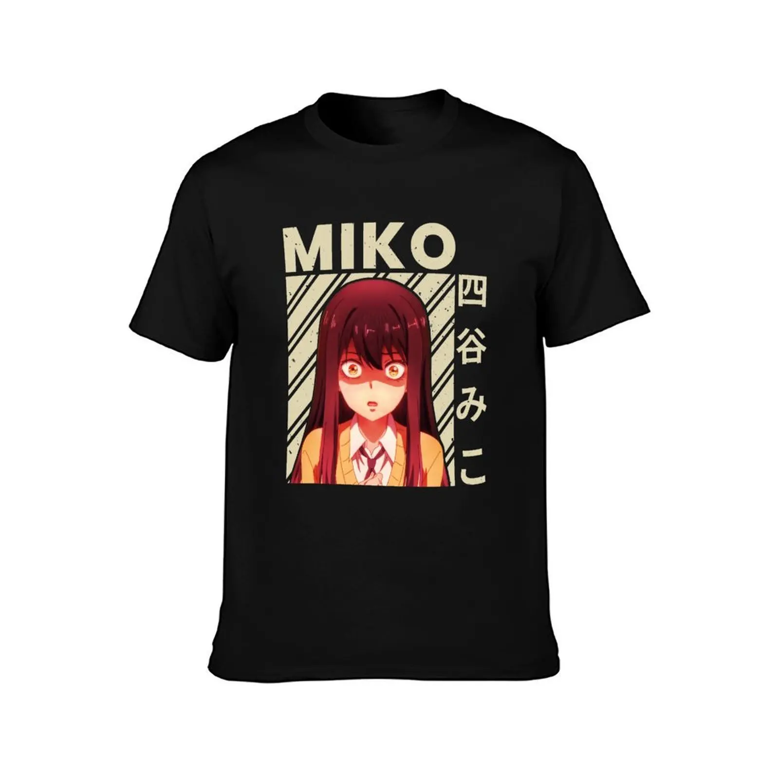 Mieruko chan-miko yotsuya Vintage T-Shirt Odor Resistant Short Sleeve Top T-Shirt
