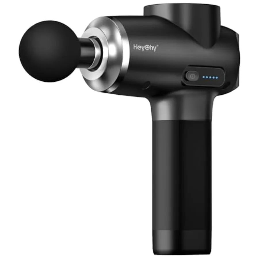 

Professional Muscle Massage Gun Deep Tissue Portable Handheld Massager with 5 Speeds and 5 Heads Percussion Back Body Masajeado