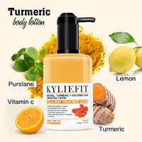 Lotion blanchissante au curcuma naturel, anti-acné, taches foncées et noires, hydratante, unifie le teint, pour le visage et le corps 3