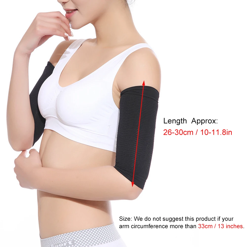 Arm Afslanken Shaper Wrap, Arm Compressie Mouw Vrouwen Gewichtsverlies Bovenarm Shaper Helpt Verliezen Arm Vet Toonstelling Arm Vormgeven Mouwen