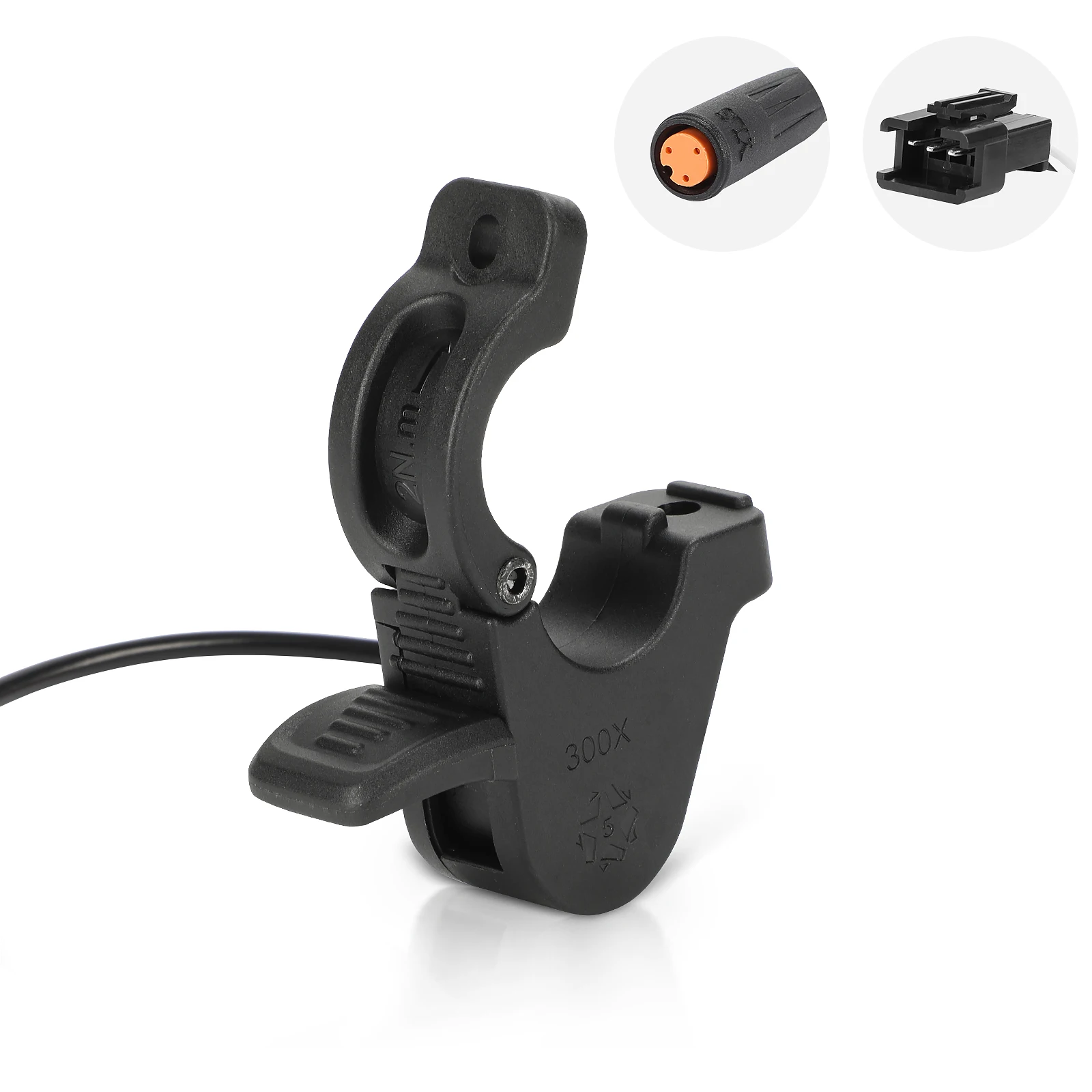 AliExpress OIMG WUXING 300X Electric Bike Fast Release Thumb Throttle, Speed Accelerator for E-Bikes, E-Scooters, and Bafang Conversion Kit