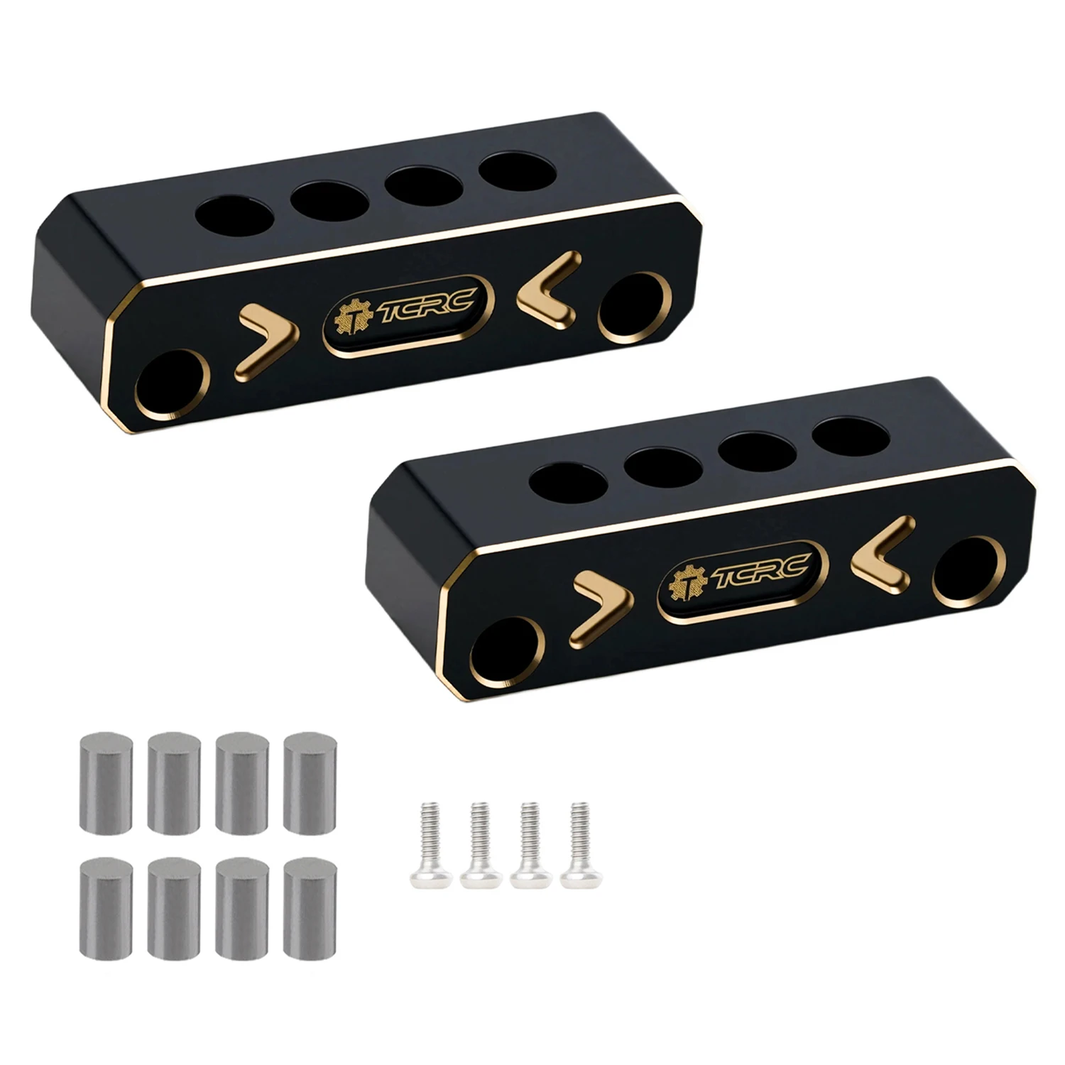 TCRC Brass Boulder Bars Adjustable Weights with Tungsten Slugs for HPI Venture18 Upgrade