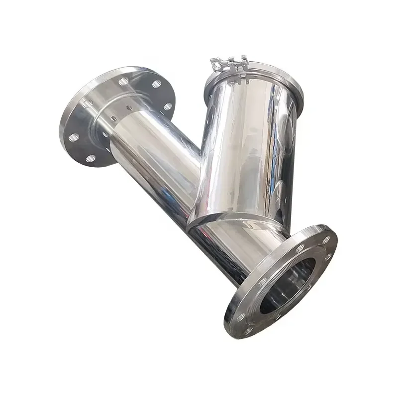 SS316L 6" Stainless Steel Y Type Strainer Flange Sanitary y Filter Strainer