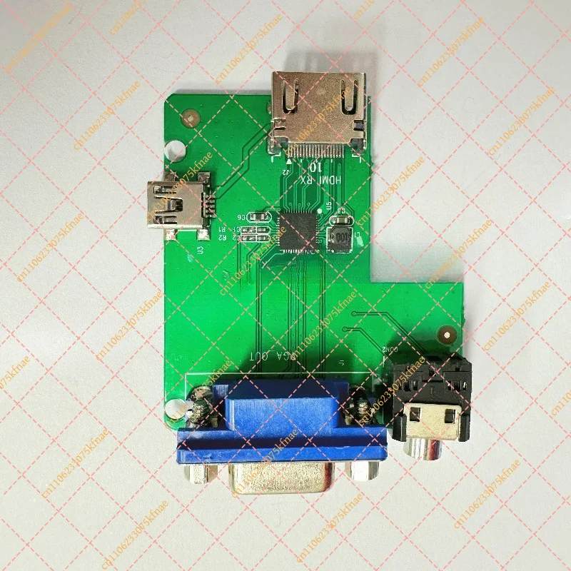 Original MS9292 HDMI to VGA Bridge Board (with HD Loop & Audio) / High-Performance Video Signal Conversion Demo Kit