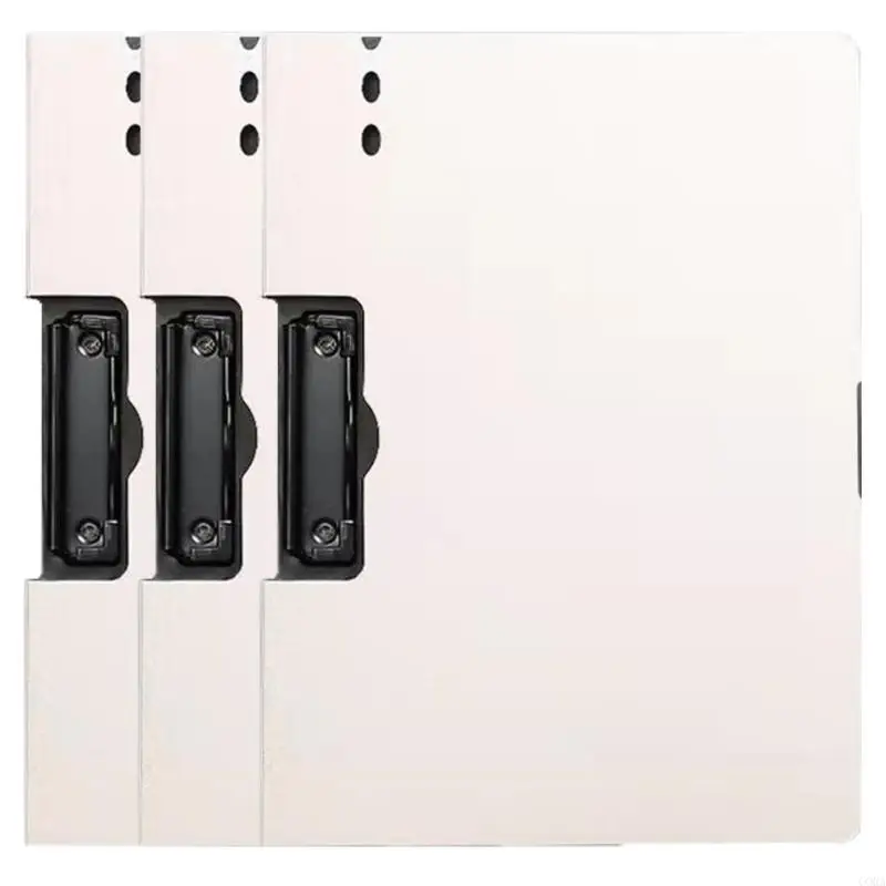 

CORA Office File Organiser Binder Punchless with Spring Action Clamp, Folder with Double Side Clasps
