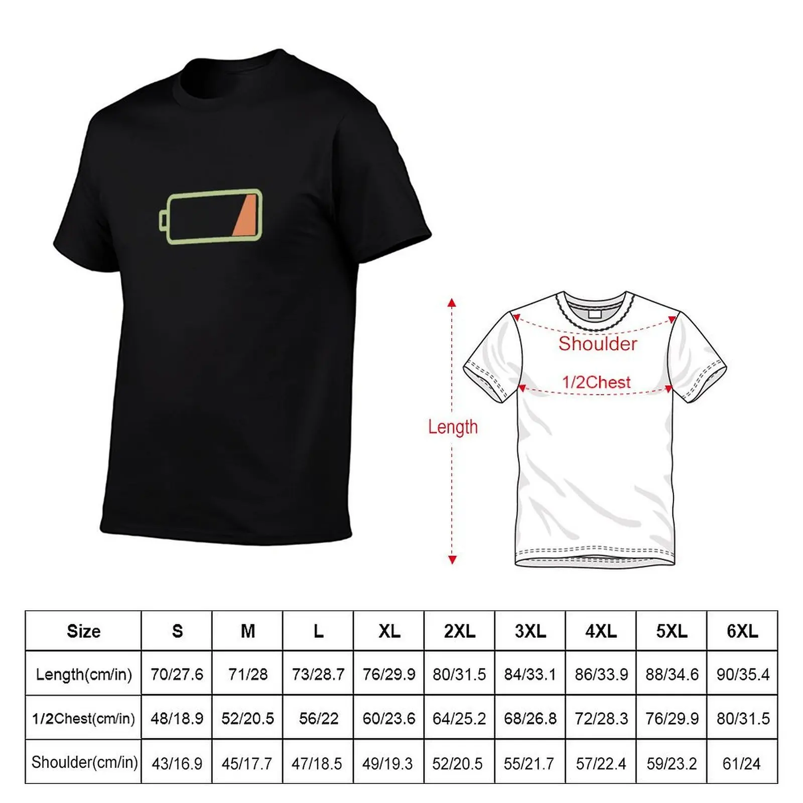 Silicon Valley - Low Battery T-Shirt, Summer Casual Cotton Tee, Oversized Streetwear Tops, Vintage Graphic Print, 100% Cotton