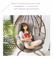 Hanging Basket Cushion Thickened Large Hammock Chair Egg Chair Cushion Swing Seat Cushion Hanging Chair Backrest Pillow