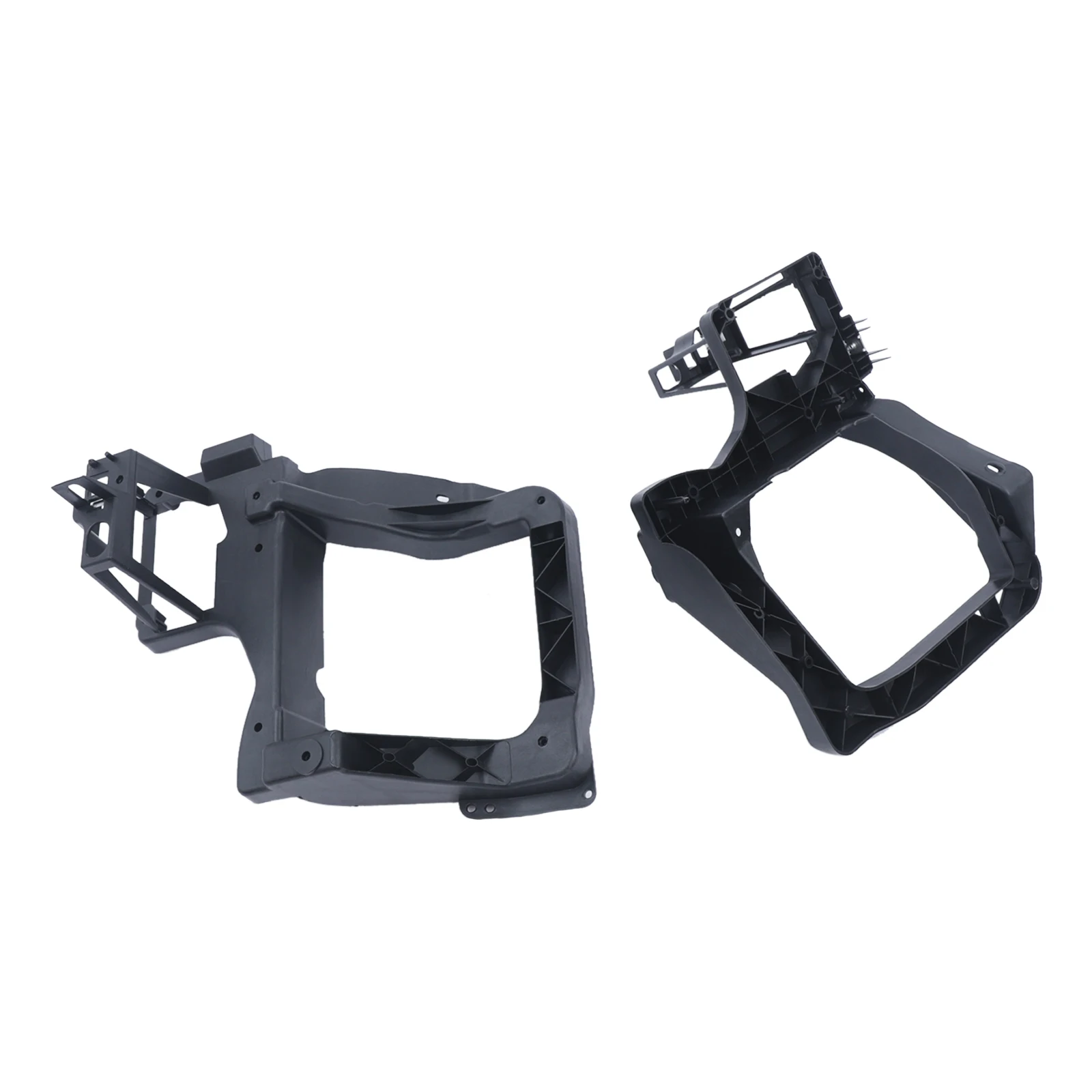 Pair of Headlight Bracket Set - Compatible with Jeep Cherokee (2014-2018) - Left & Right Side Support for Car Headlights