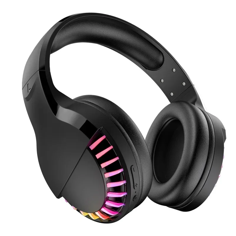 

SH33 Bluetooth Wired Dual Mode RGB Headset Headset Heavy Bass Noise Cancellation Game Headset