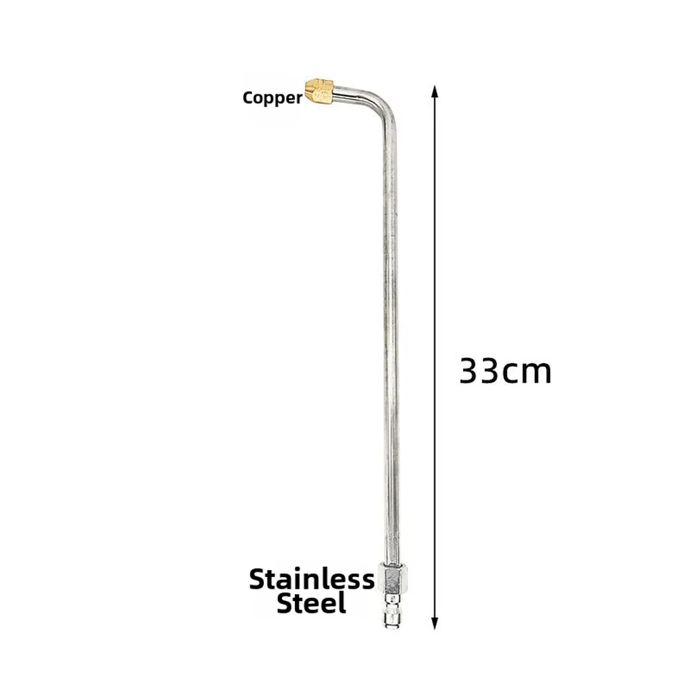 2026 30°/90°/U-shaped Nozzle High-pressure Washer Spray Bar Multi-Angled 1/4