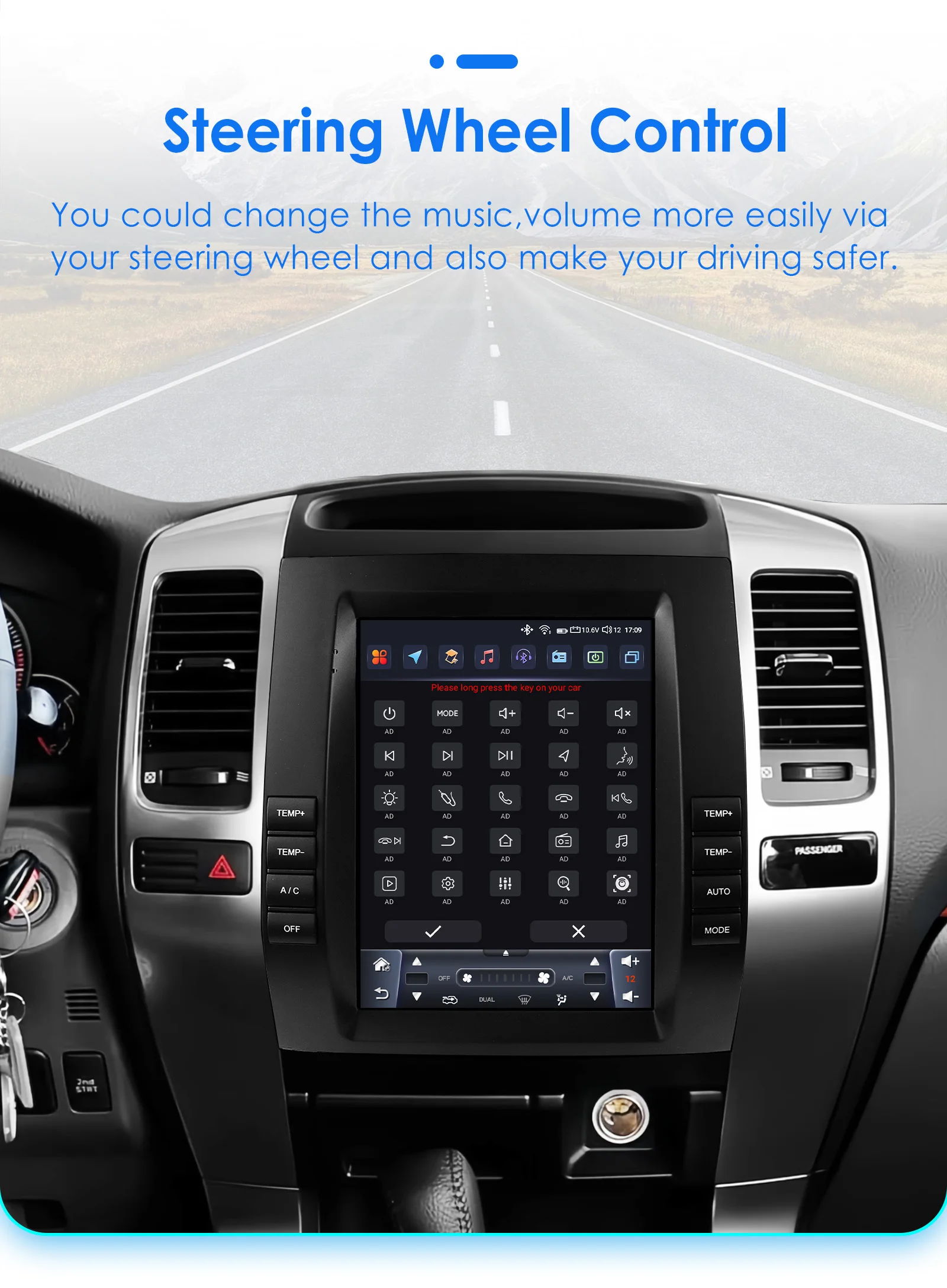 9,7" 2DIN Carplay Android Autoradio für Toyota Land Cruiser Prado 120 Lexus GX470 2002-2009 Multimedia 360° Kamera Intelligenter Bildschirm 7862 RDS DSP 4G Wifi BT Haupteinheit – Detail 38