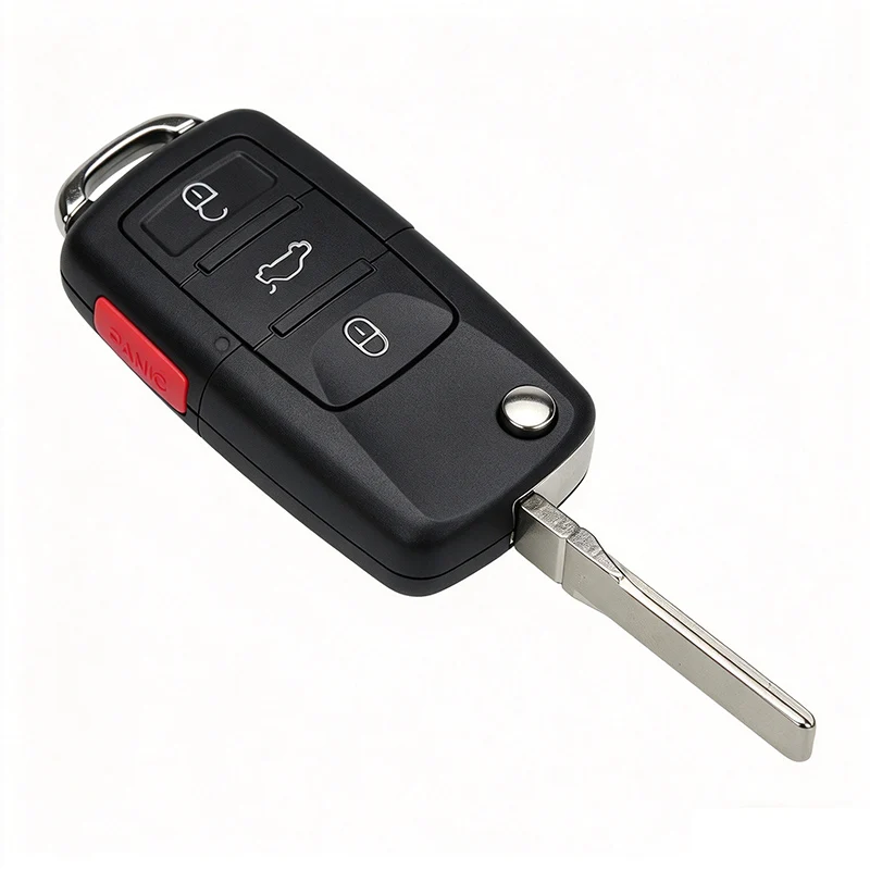 Flip Remote Car Key Shell Case For Volkswagen VW Golf Beetle Polo Tiguan Passat Jetta Touareg Skoda For SEAT Altea Ibiza Leon