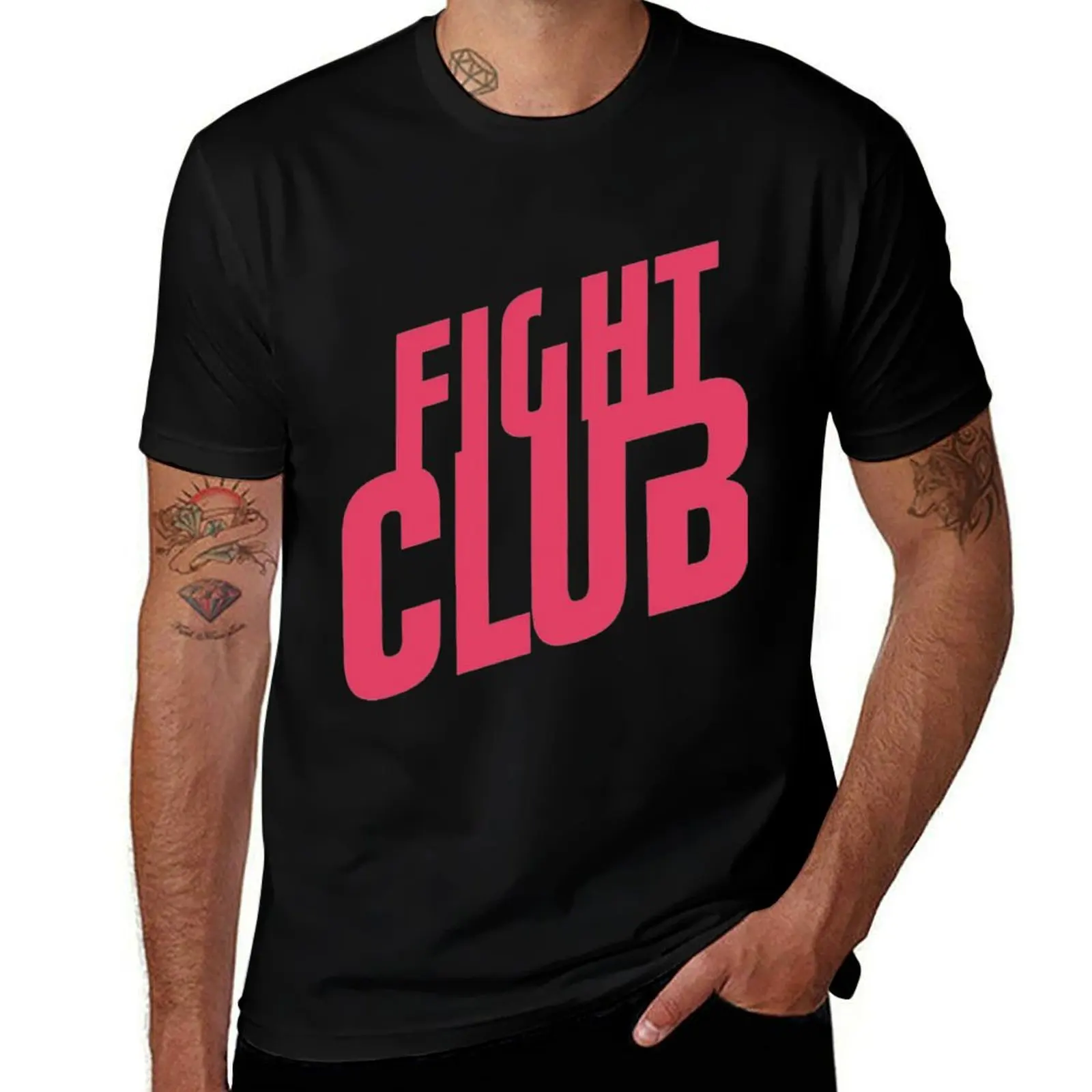 

Fight Club Logo T-Shirt hippie clothes plus sizes custom t shirt plain white t shirts men