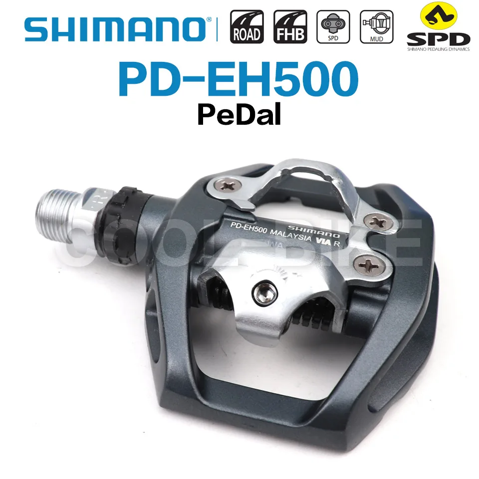 SHIMANO PD ED500 EH500 Dual-Sided Platform / Clipless SPD Pedals