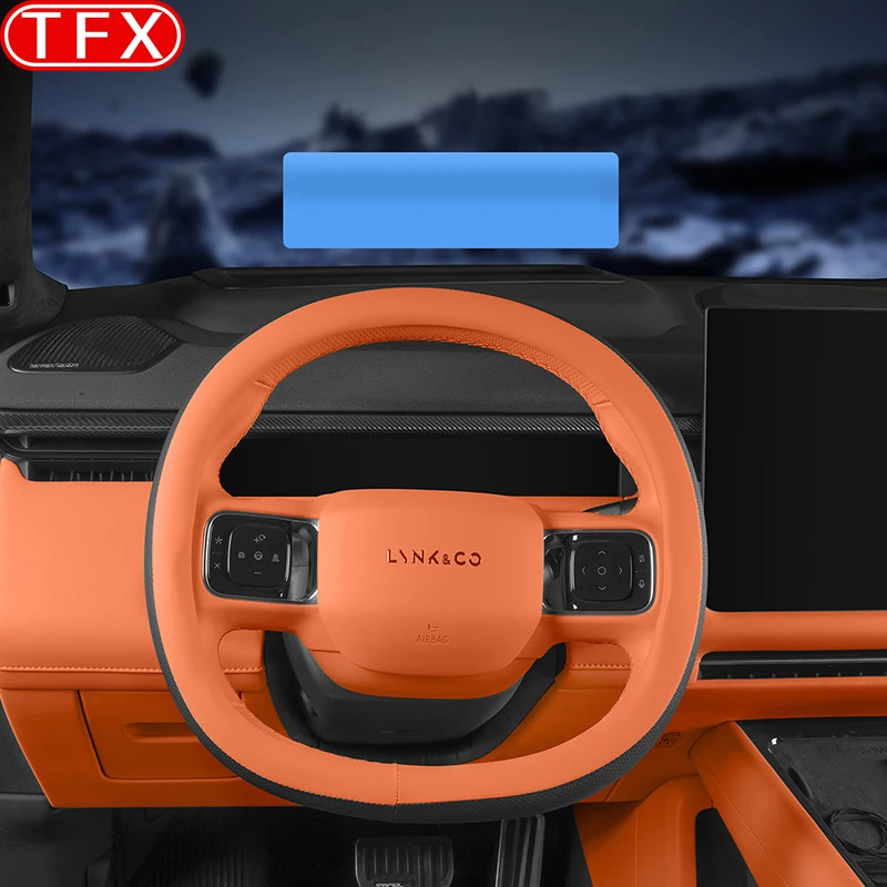 

Чехол на руль для Lynk&Co 900 2025: всесезонный, универсальный, противоскользящий, аксессуар для тюнинга автомобиля