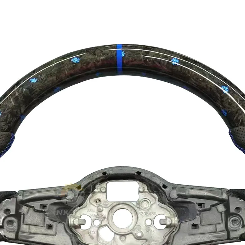 Forged Carbon Steering Wheel, Suitable For Golf 7 7.5 GTI MK7, Optional Shift Paddles, Racing Modification,Car Accessory