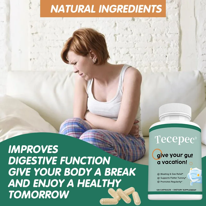 Nettoyage intestinal-Aide Digestive, Ballonnements, Immunité, Santé Gut Globale, Gestion du Poids, Complément Alimentaire