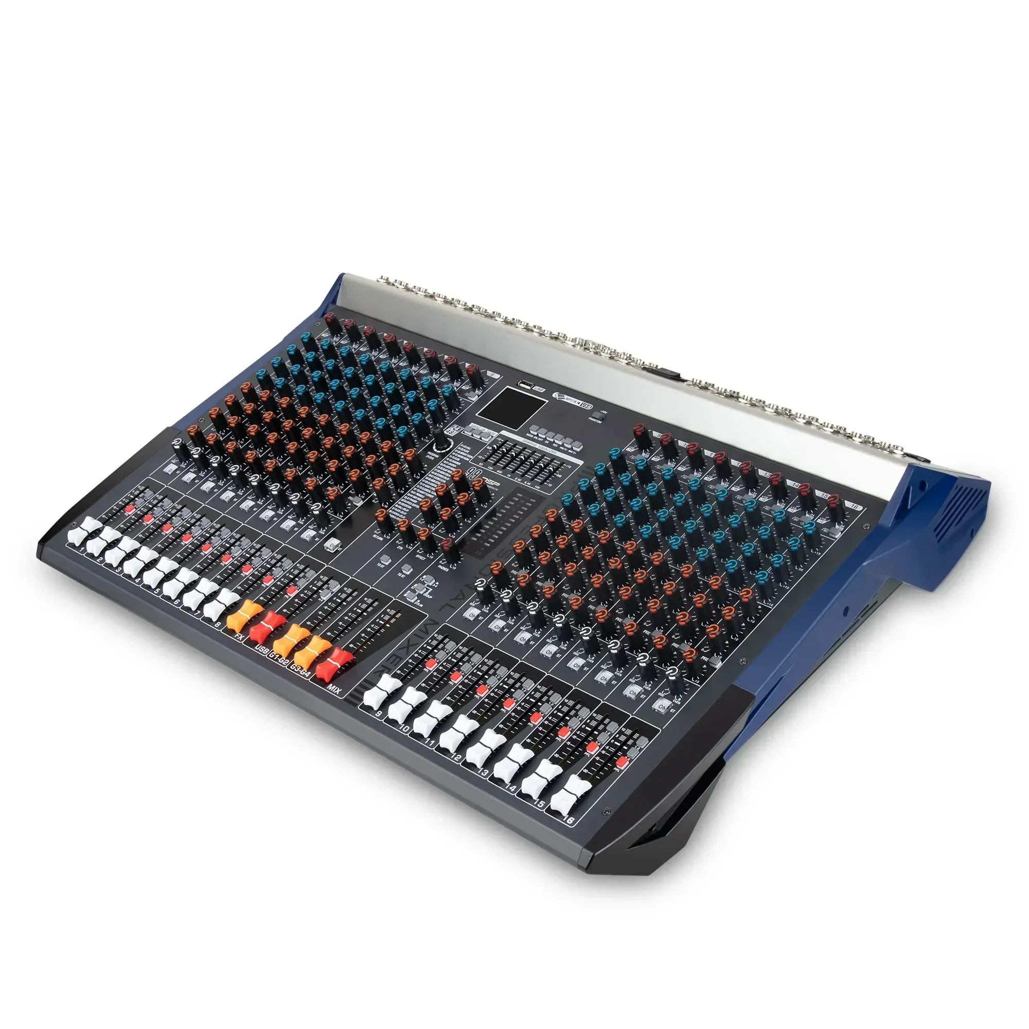 2026 OEM 16 قناة المهنية BT خلاط 99dsp USB تسجيل رصد خلط وحدة التحكم dj تحكم المرحلة معدات الاستوديو