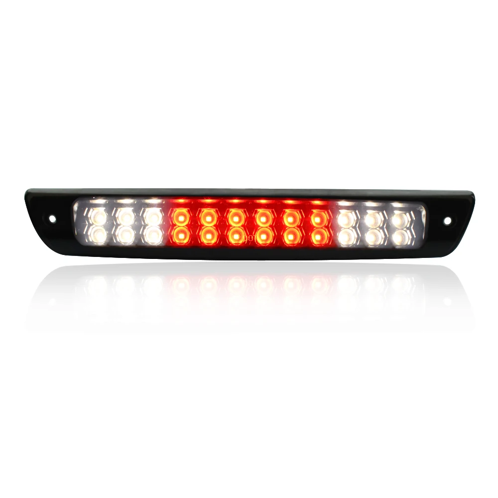 For Dodge Ram 1500 2500 3500 1994-2002 Smoked LED 3rd Third Brake Light Reverse Cargo Light High Mount Taillight Rear Stop Light