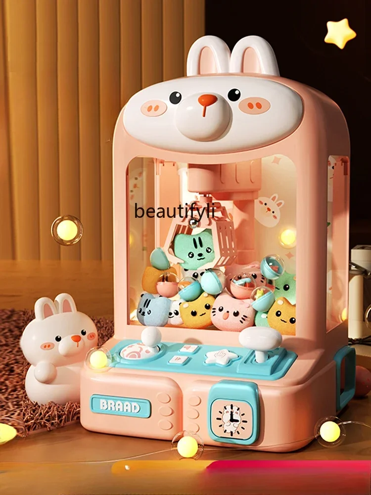 Popgrijpmachine klein huishouden 2024 nieuwe kinderdagcadeau meisje roze ei draaimachine speelgoed