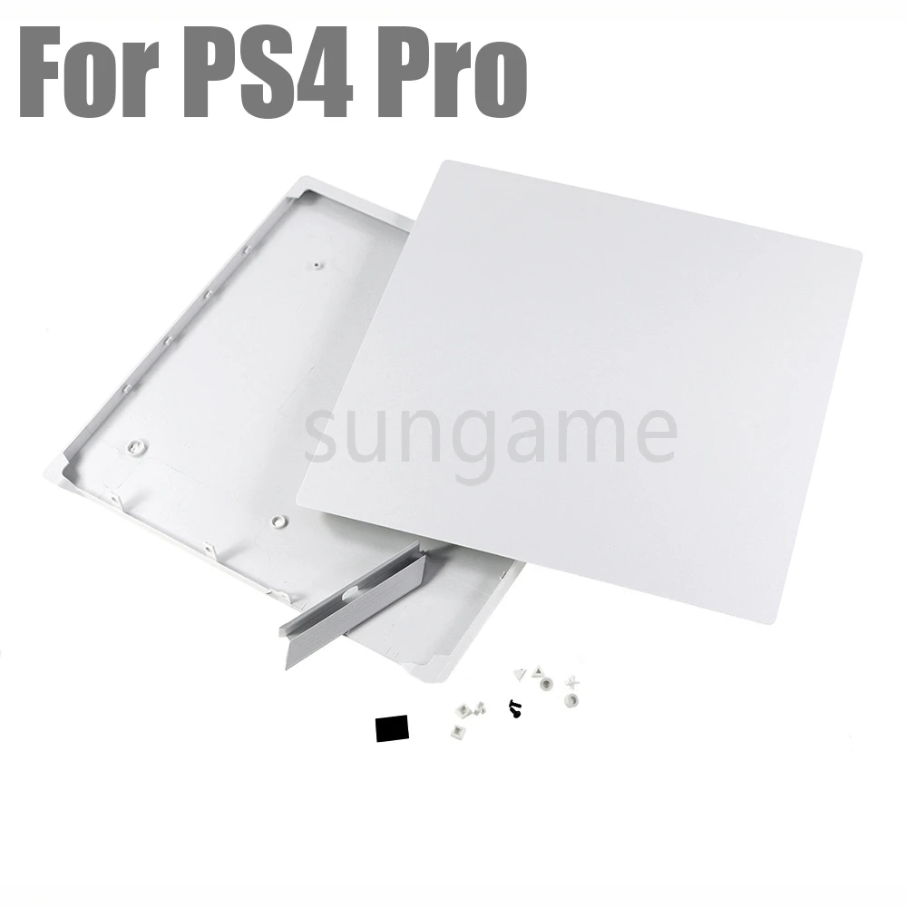 1 مجموعة للبلاي ستيشن 4 PS4 برو عالية الجودة الأبيض الكامل الإسكان شل حالة مع مسامير