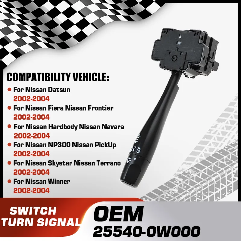 

Автомобильный переключатель указателей поворота для Nissan Datsun Nissan Fiera Nissan Frontier Nissan Hardbody Nissan Navara Nissan NP300 Nissan PickUp