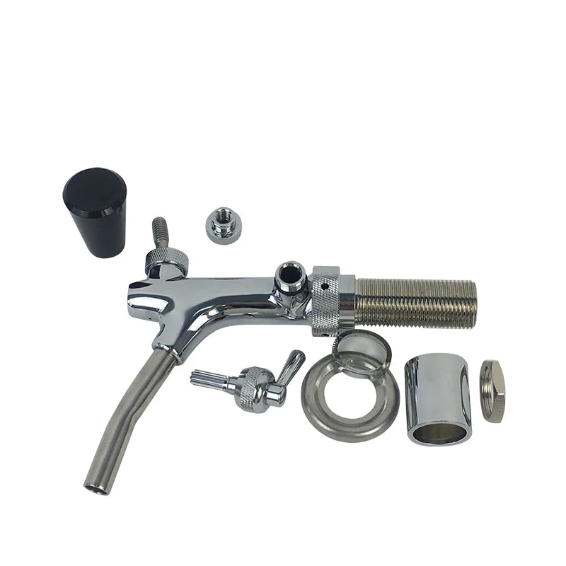 Grifo de cerveza de acero inoxidable 304 ajustable G5/8 con control de flujo de calidad superior