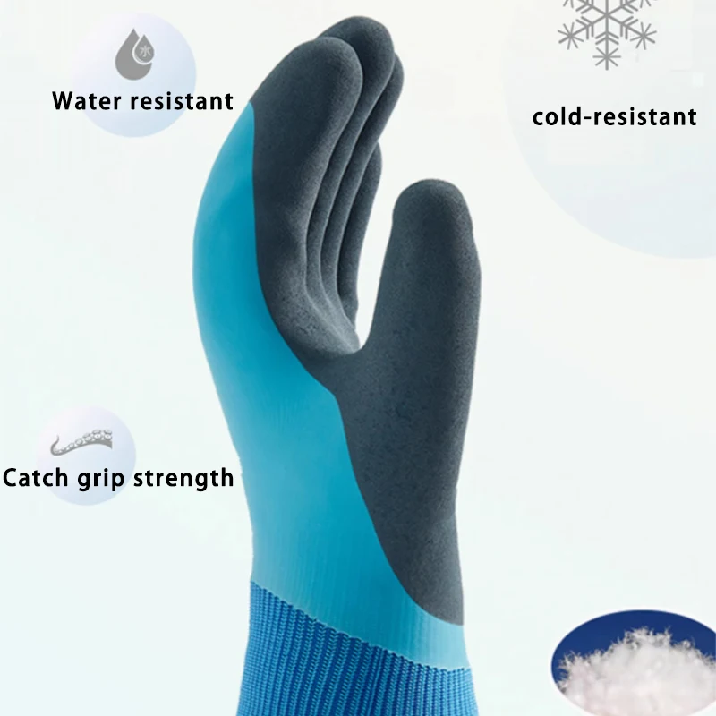 Winter Gloves Wool Thickened Warm Waterproof Wear Protective Gloves Cold And Freezing Resistance Minus 30 Degrees