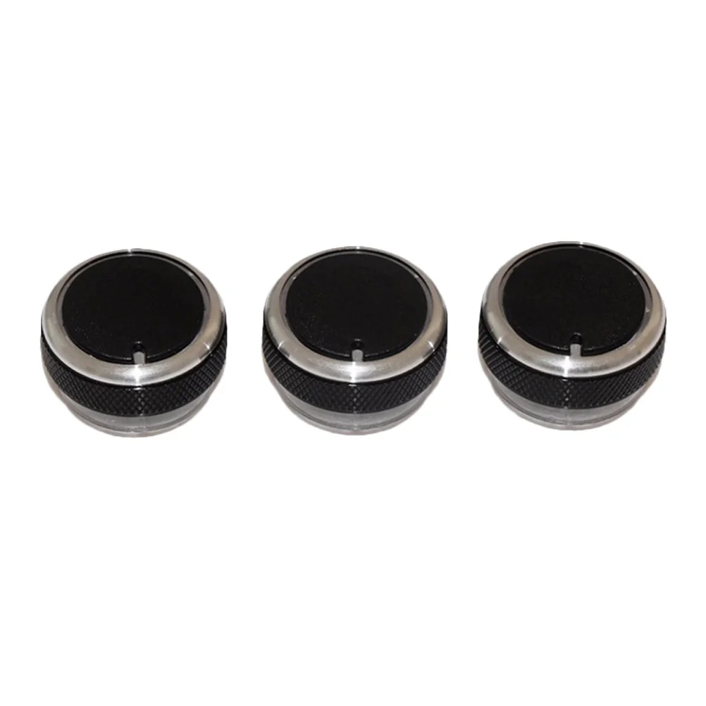 

2Pack Air Conditioning Button Switch Black Durable 2 Focus 3 2005-2014 Mondeo Interior Ring Light Through Quick