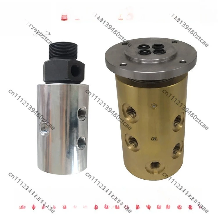 Universal Single Dual Multi Passage Rotary Union Stainless Steel Carbon Steel Aluminum For Hydraulic Oil Air Water