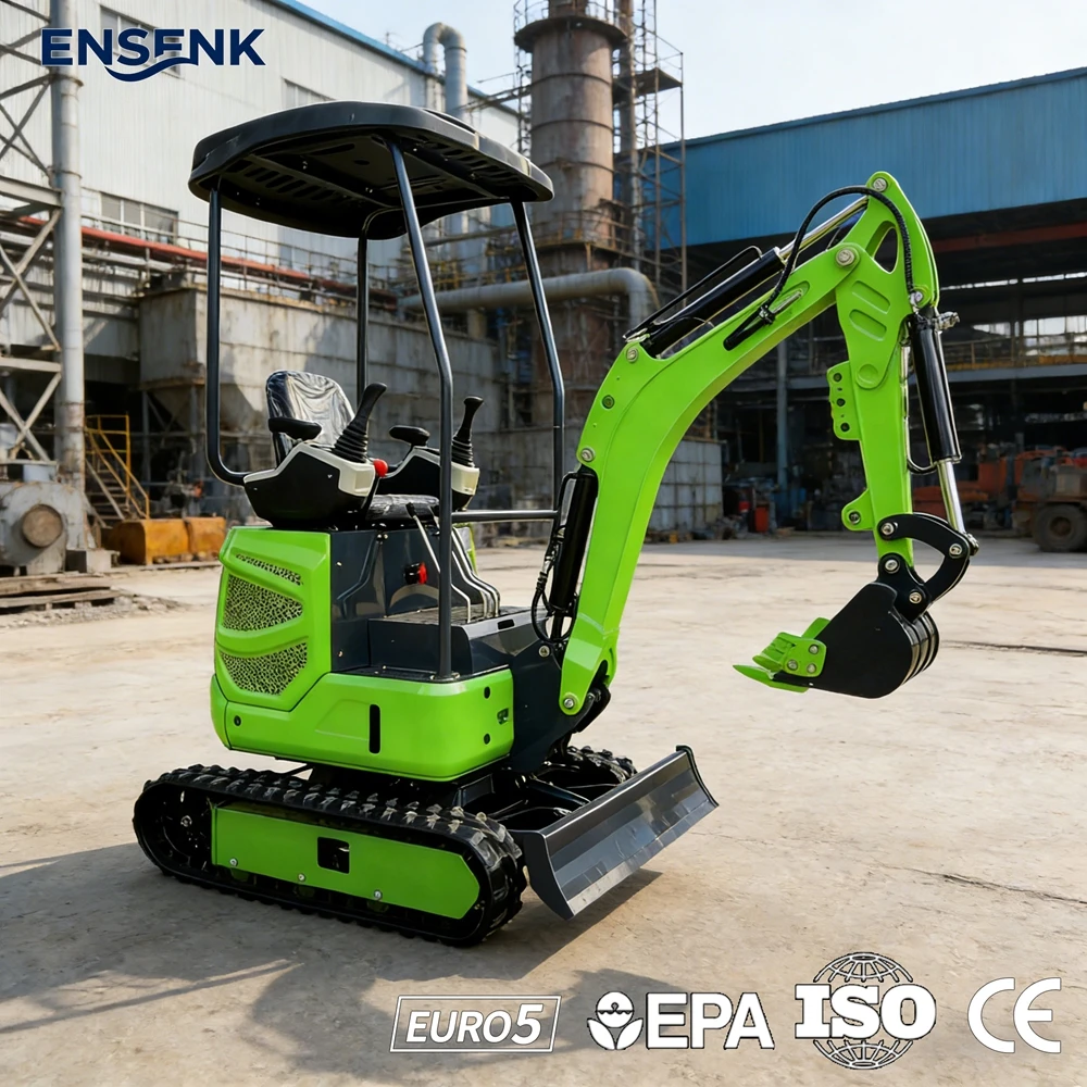

Mini Excavator 1.5Ton 1.7Ton 2.5Ton Construction 2.0Ton Multifunctional Agricultural CE Epa Euro5 Factory Direct
