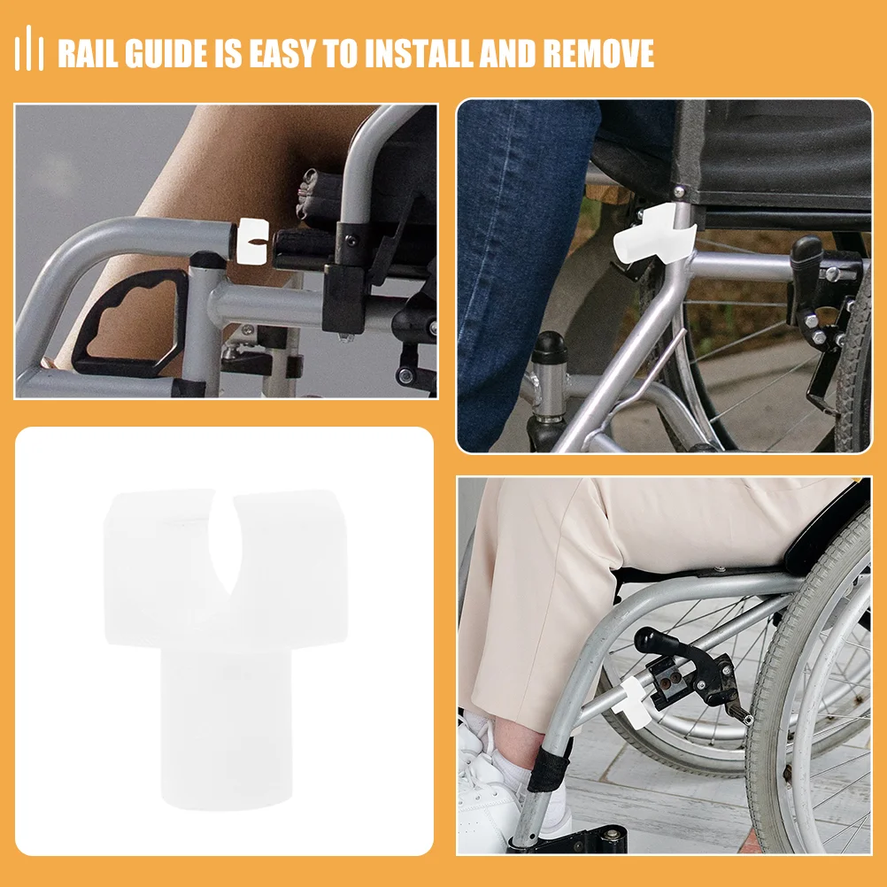 5 Pcs Wheelchair Accessories Support Blocks for Universal Rail Guide Parts Replacement Abs Seat Drive